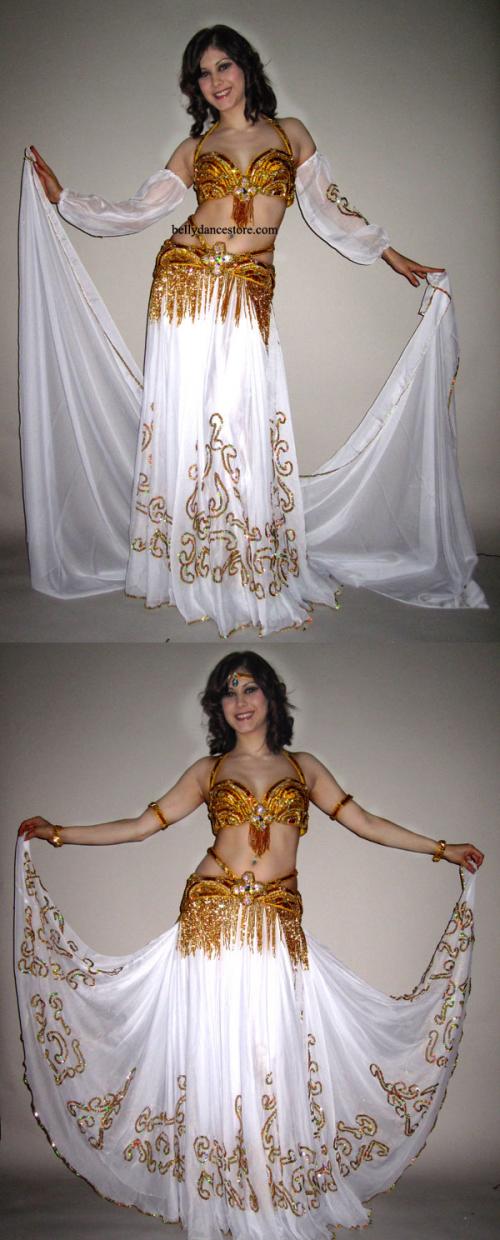 Pharaonics of Egypt Sohair Zaki/Arabesque Skirt/Veil Set (7851) 