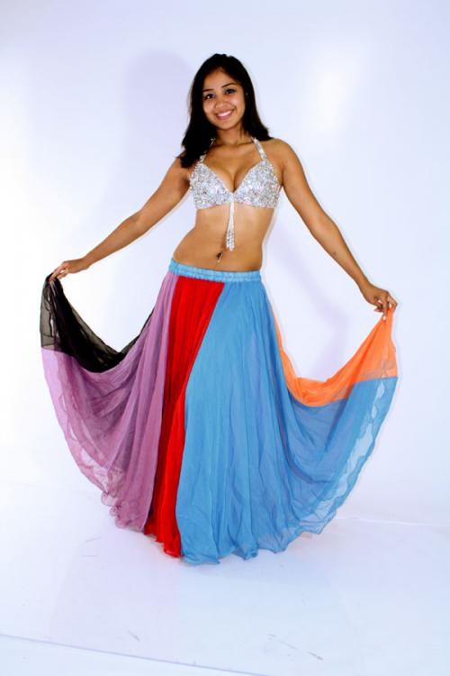 Rainbow Panel Skirt (10058) 