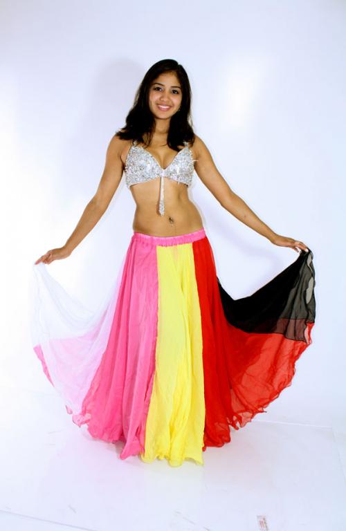 Rainbow Panel Skirt (10059) 