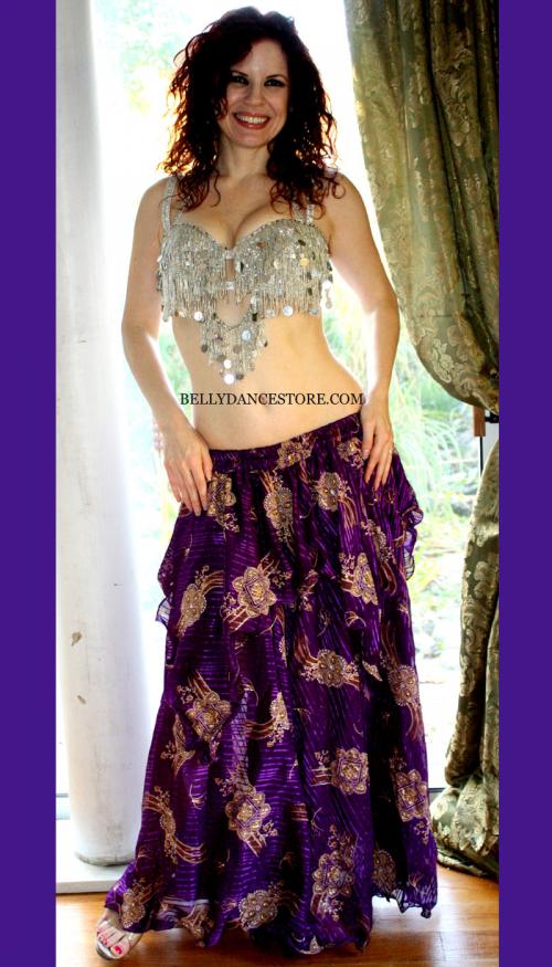 Bollywood Skirt <span Style=color:#f00>Costume Sale $85 Off </Span> (10731) 