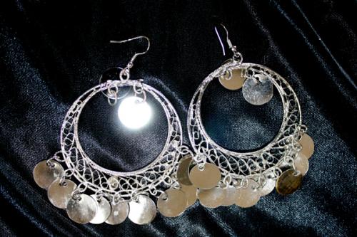 Hoop And Coin Earrings (10963) 